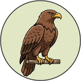 アカゲラのイラストのアイコン